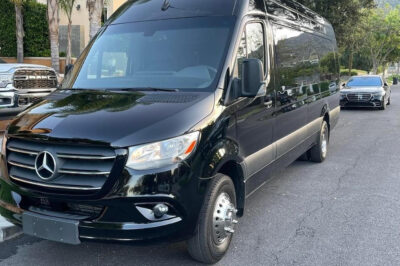 Rent Black Mercedes Sprinter vans located in NJ and NY from Limo-Service-NY