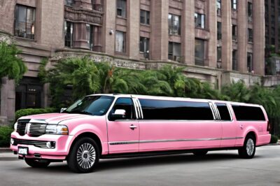 Rent Lincoln Navigator Pink limousine online in NY